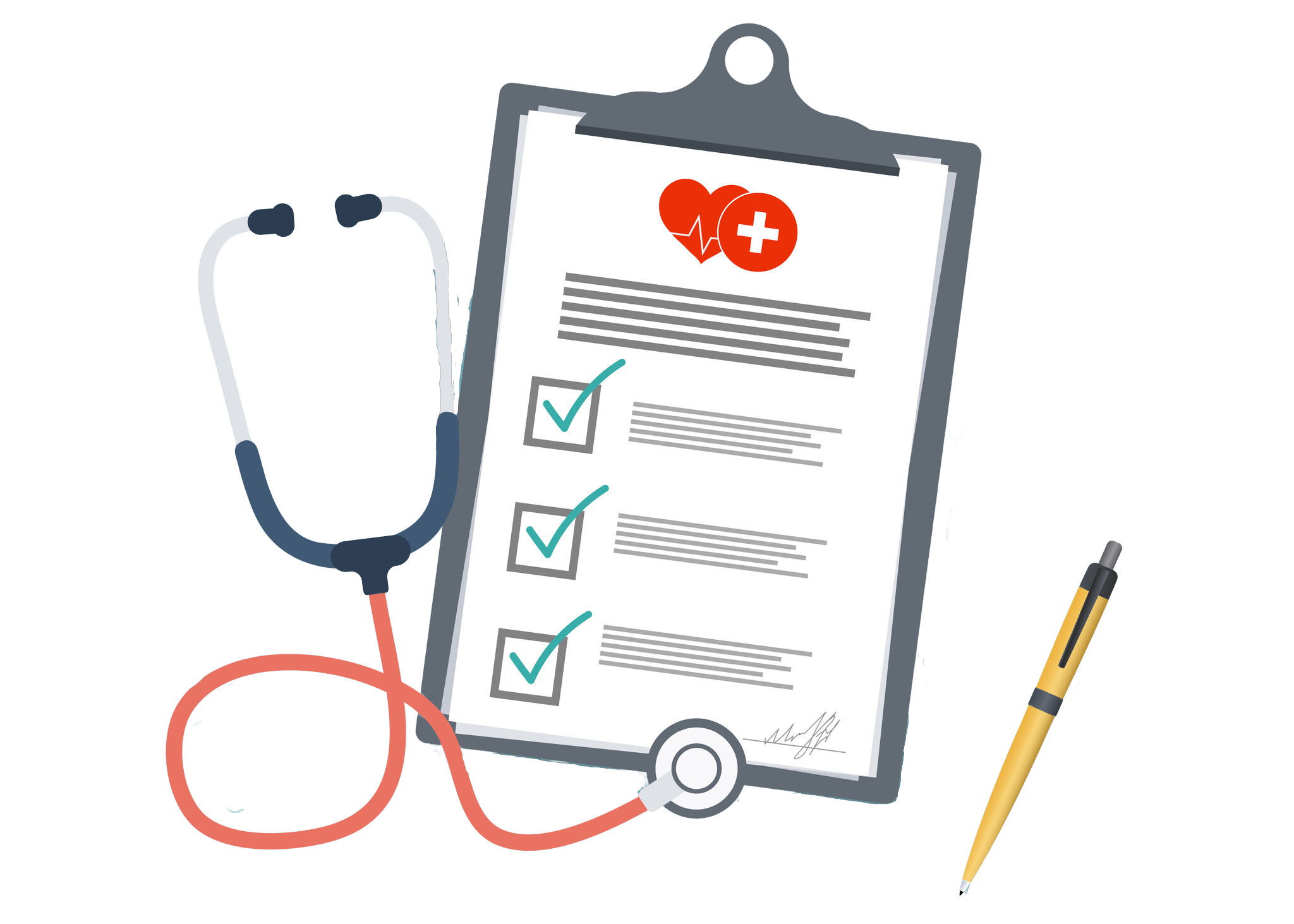 Health Checklist Graphic (Used to represent an ACR)